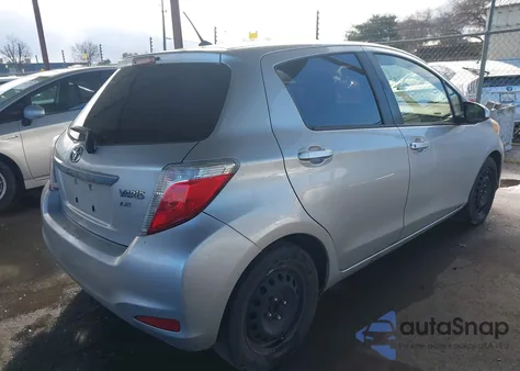 2012 Toyota Yaris Le z USA, uszkodzony, nr VIN JTDKTUD39CD523879